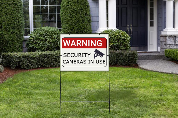 Fake Security Signs