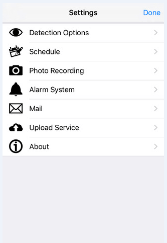 iSentry iOS App for Home Security